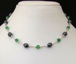 Load image into Gallery viewer, Necklace - Hematite &amp; Aventurine Style 19024
