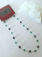 Load image into Gallery viewer, Necklace - Hematite &amp; Aventurine Style 19024

